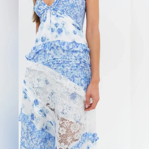 For Love & Lemons Rosalyn Maxi Dress Size XS NWT - Picture 4 of 14